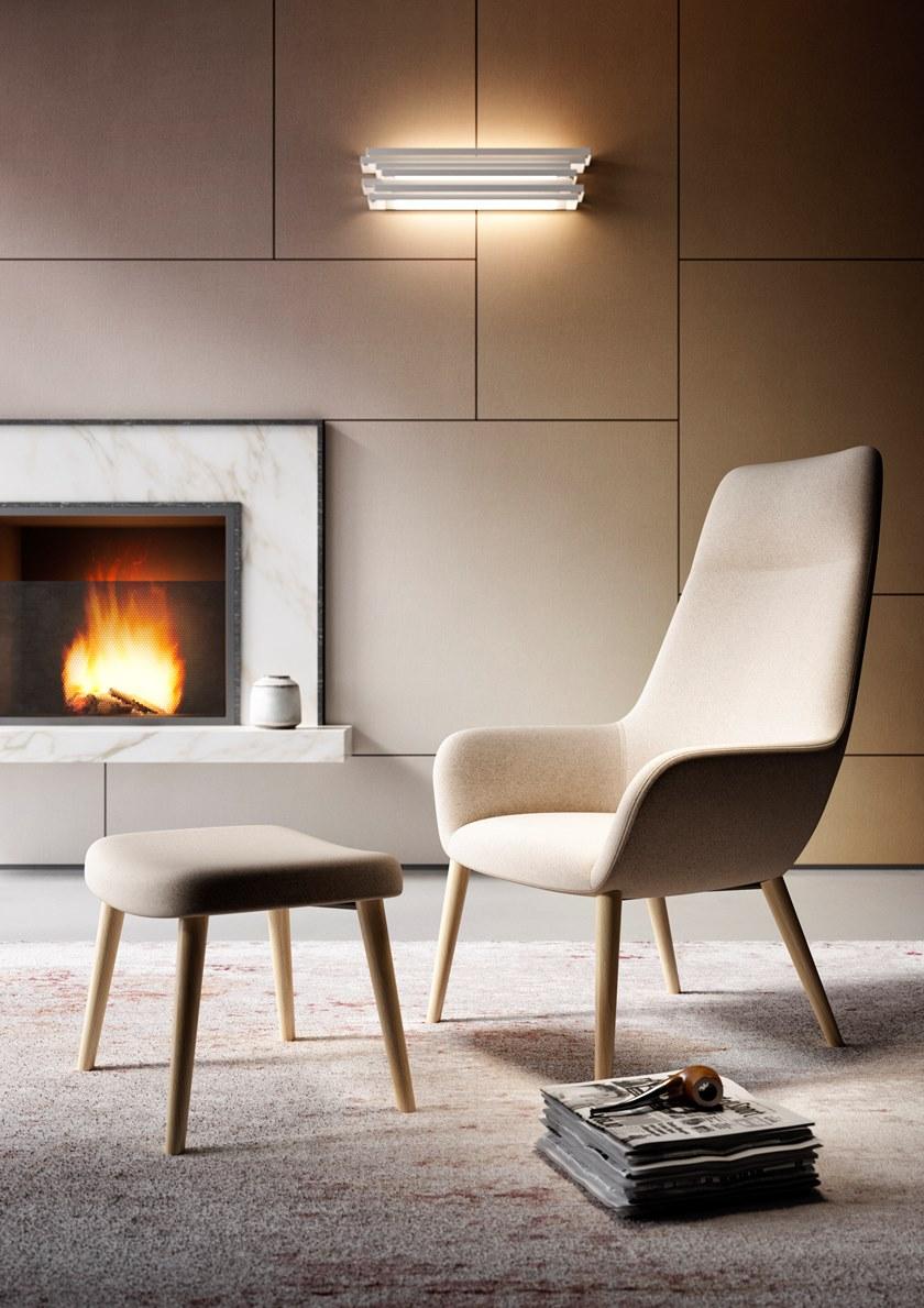 Quadrifoglio Прямоугольный пуф из ткани City sun-id-1466454 - Вид №2