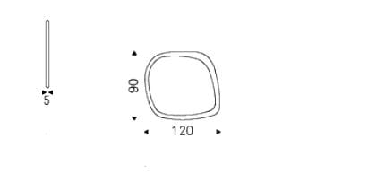 Настенное зеркало в рамке Cattelan italia JANEIRO ARCH-00143302 - Вид №1