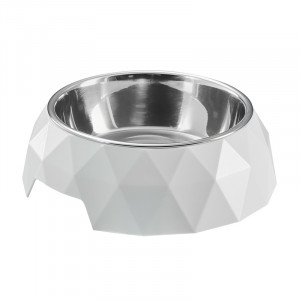 ПР0050308 Миска для собак меламиновая Kimberley белая 160мл HUNTER