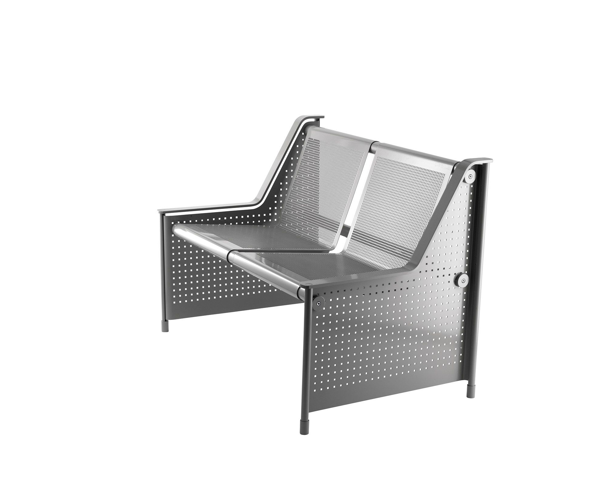 Металлическая скамья со спинкой SCHNEEWEISS interior Jett ARCH-00098613 - Вид №2