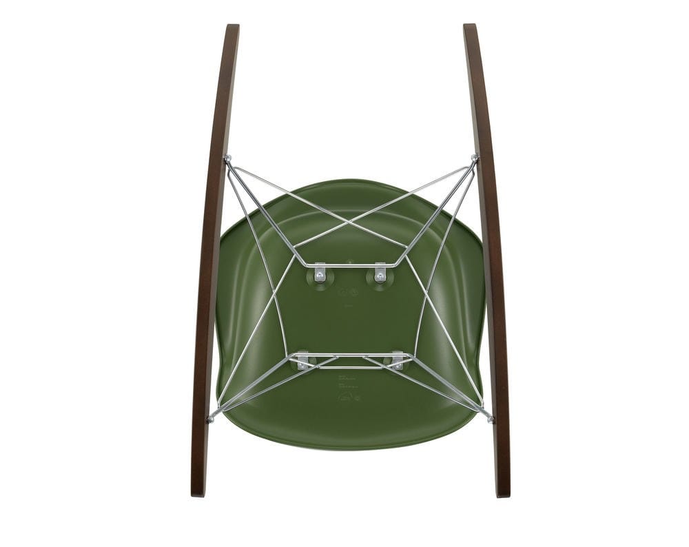 Мягкое тканевое кресло-качалка с подлокотниками VITRA Eames Plastic Chair ARCH-00023828 - Вид №206