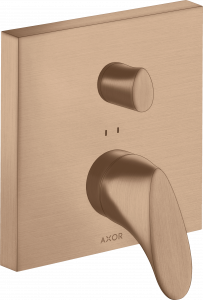 12416310 Смеситель для ванны, однорычажный, скрытого монтажа, со встроенной защитной комбинацией согласно EN1717 AXOR STARCK ORGANIC