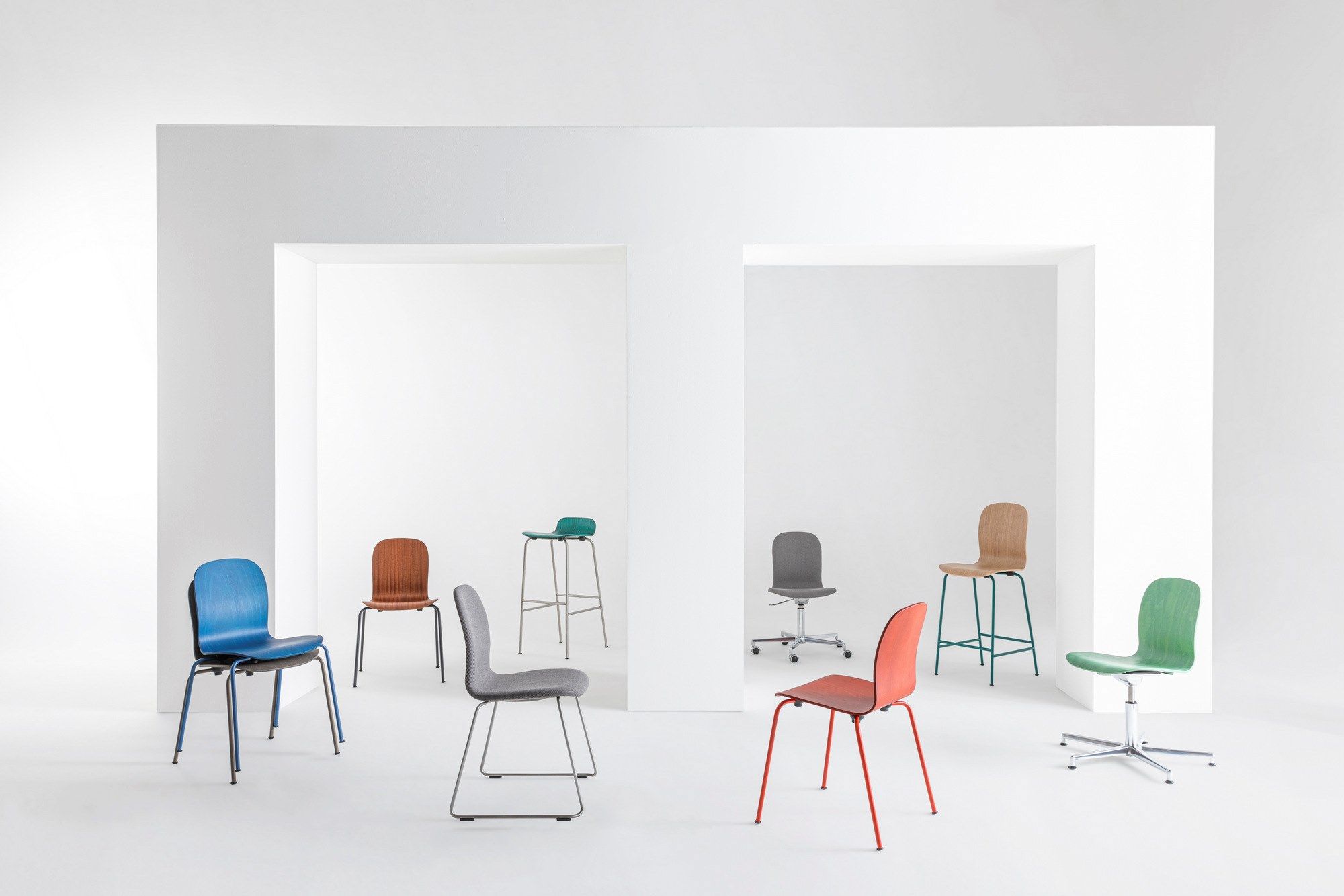 Стул для конференций из бука с опрокидыванием CAPPELLINI Тейт Вуд ARCH-00080101 - Вид №4