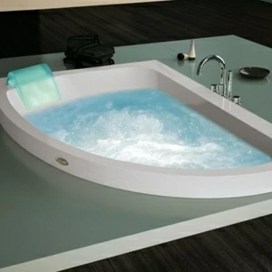 Ванна с гидромассажем "HYDRO FRIENDLY" Aquasoul Offset встроенная 9443-596 Sx