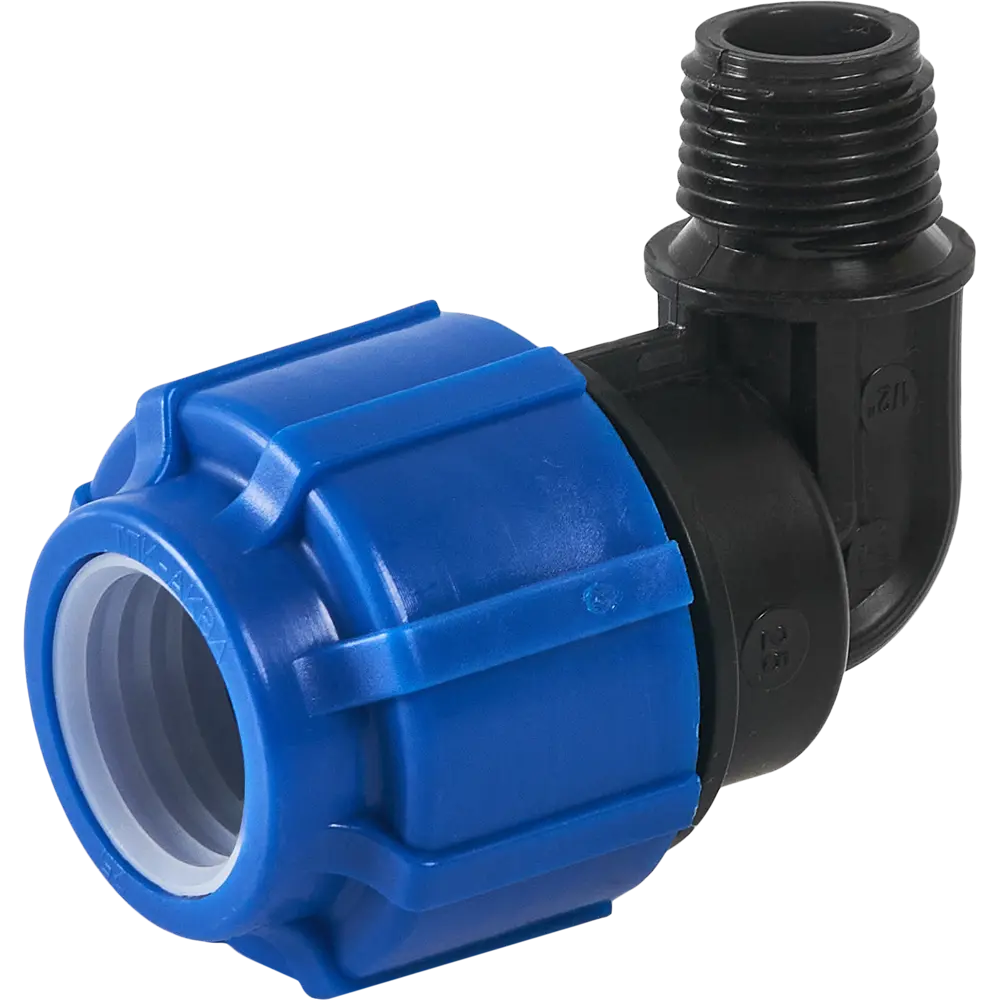 Отвод комбинированный 90° ПНД ТПК-Аква 1/2"x25 мм НР 82382608 STLM-2093484 
