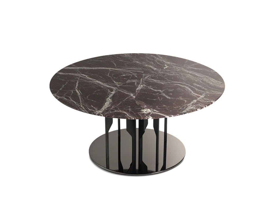Круглый мраморный журнальный столик ROCHE BOBOIS IVRESSE ARCH-00137450 - Вид №1