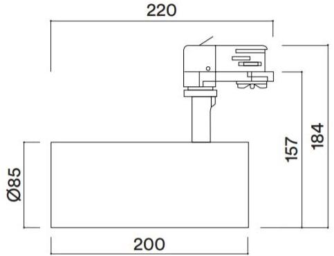 HER Светодиодное освещение направляющих из алюминия с порошковым покрытием  Pc503  - Вид №3