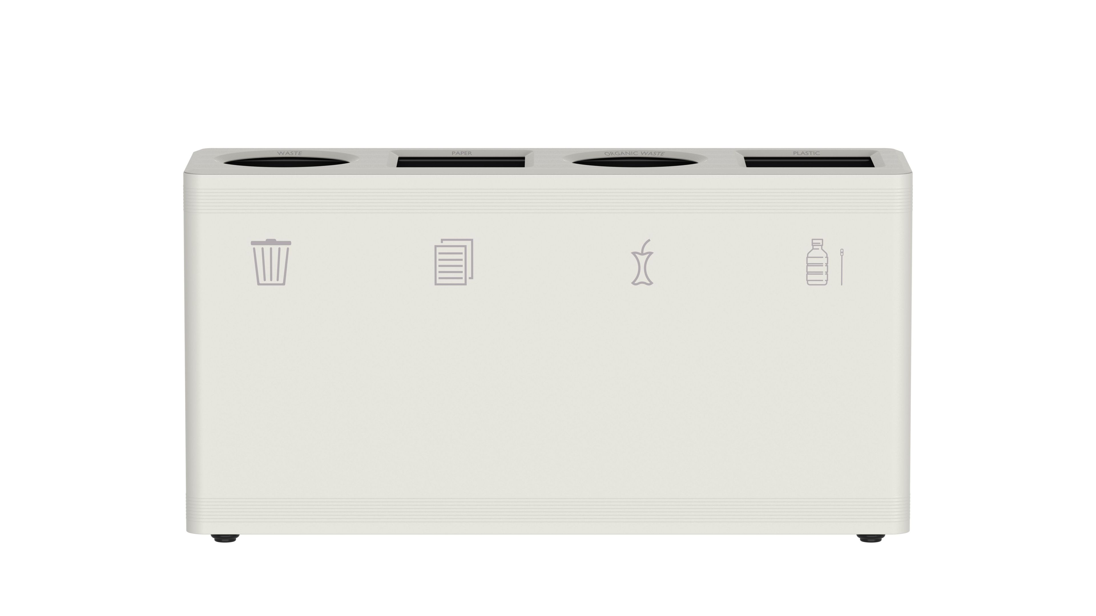 Стальная стойка для мусора с порошковым покрытием с крышкой FUNCTIONALS DITCH ARCH-00011679 - Вид №42