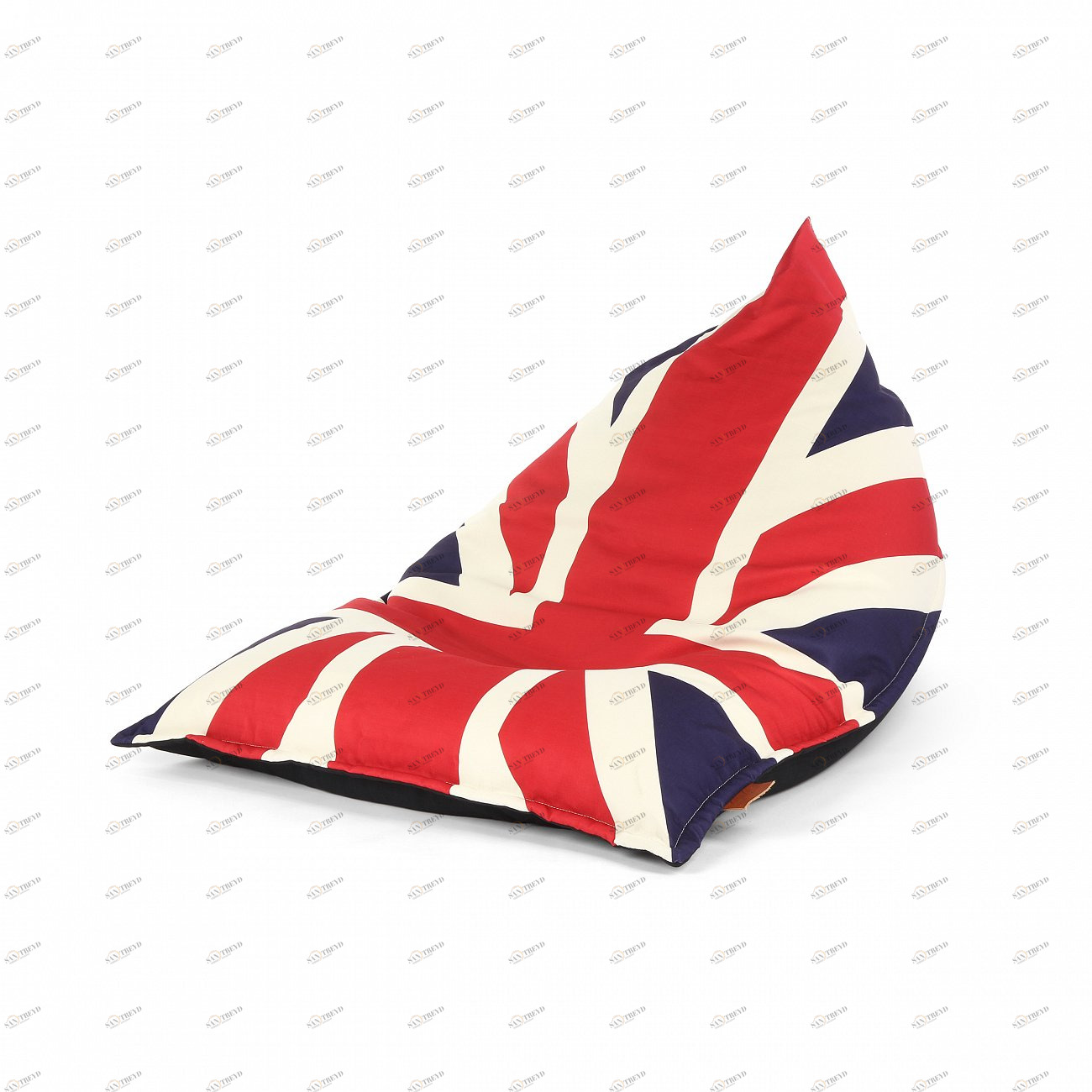 Пуф UK Lazy T английский флаг LAZY LIFE PARIS ДИЗАЙНЕРСКИЕ 051165 Белый;красный;синий;разноцветный 