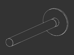 Настенный дозирующий носик из нержавеющей стали