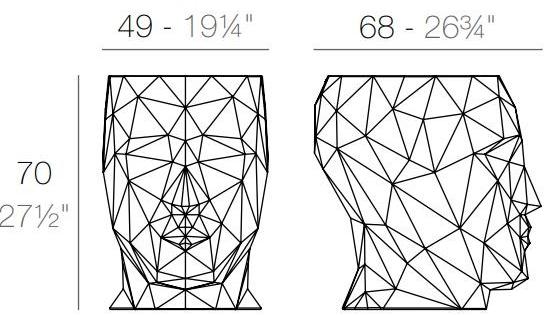 VONDOM Садовый журнальный столик Adàn y eva sun-id-1348551 - Вид №6