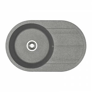 Круглая мойка "Цвет Серый"  AQUATON 1A712932AI230