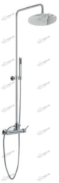 Gruppo Geromin Настенная душевая стойка с ручным душем с верхним душем Flow 4cda1n0