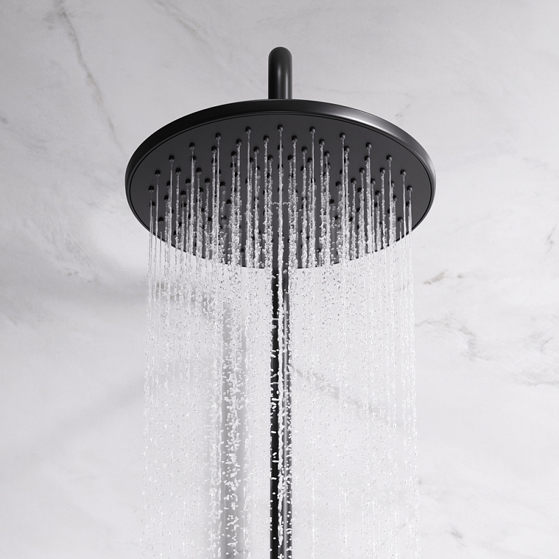 F0780722 душ.система: см-ль-полка д/ванны/душа душ.штанга 1030-1460мм верхний душ 220 мм ру AM.PM Like - Вид №5