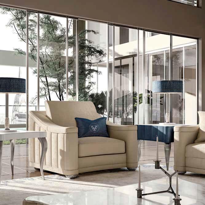 Valderamobili Журнальный столик квадратный Aura Auc051-a-b-cg - Вид №3