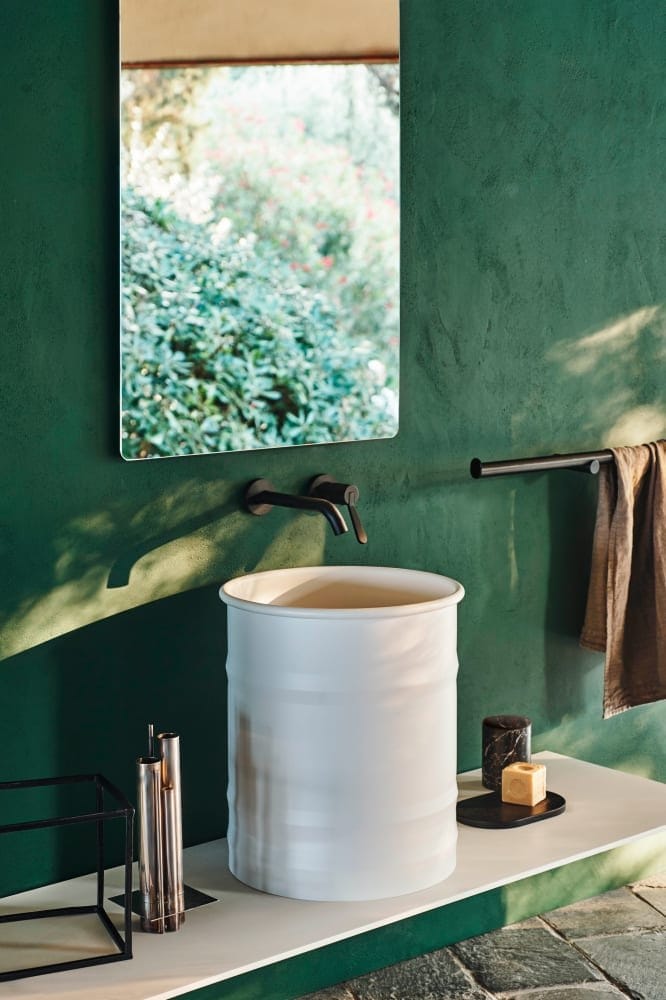 Латунь однорычажный настенный смеситель для раковины Agape Fez 2 ARCH-00056103 - Вид №7