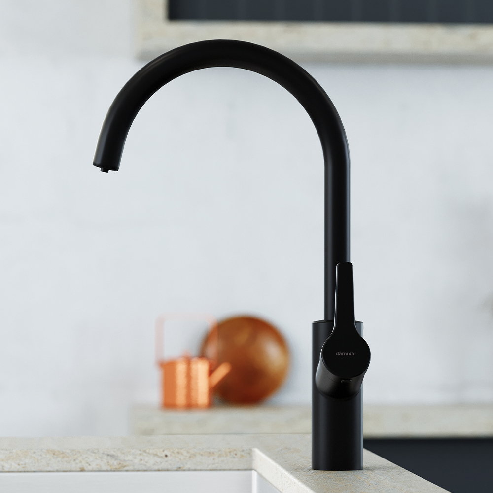 DX310720300 смеситель для кухни черный Damixa Eclipse - Вид №1