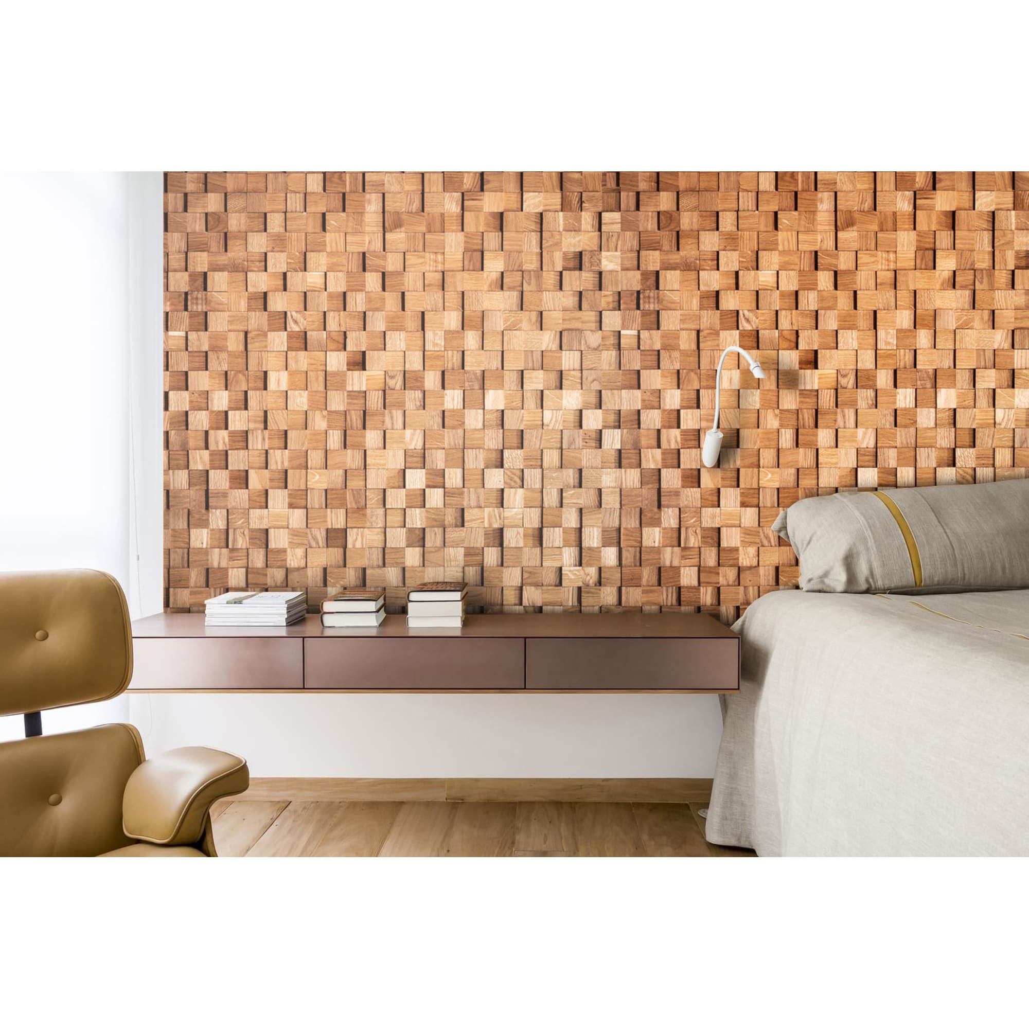 82366173 3D мозаика на сетке рельефная Дуб 0.09 м² Santreyd  - Вид №8