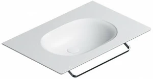 175HZBM Подвесная раковина настенная консольная овальная CERAMICA CATALANO  белая