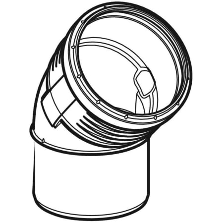 GEBERIT 390.323.14.1 Отвод Geberit Silent-PP  - Вид №1