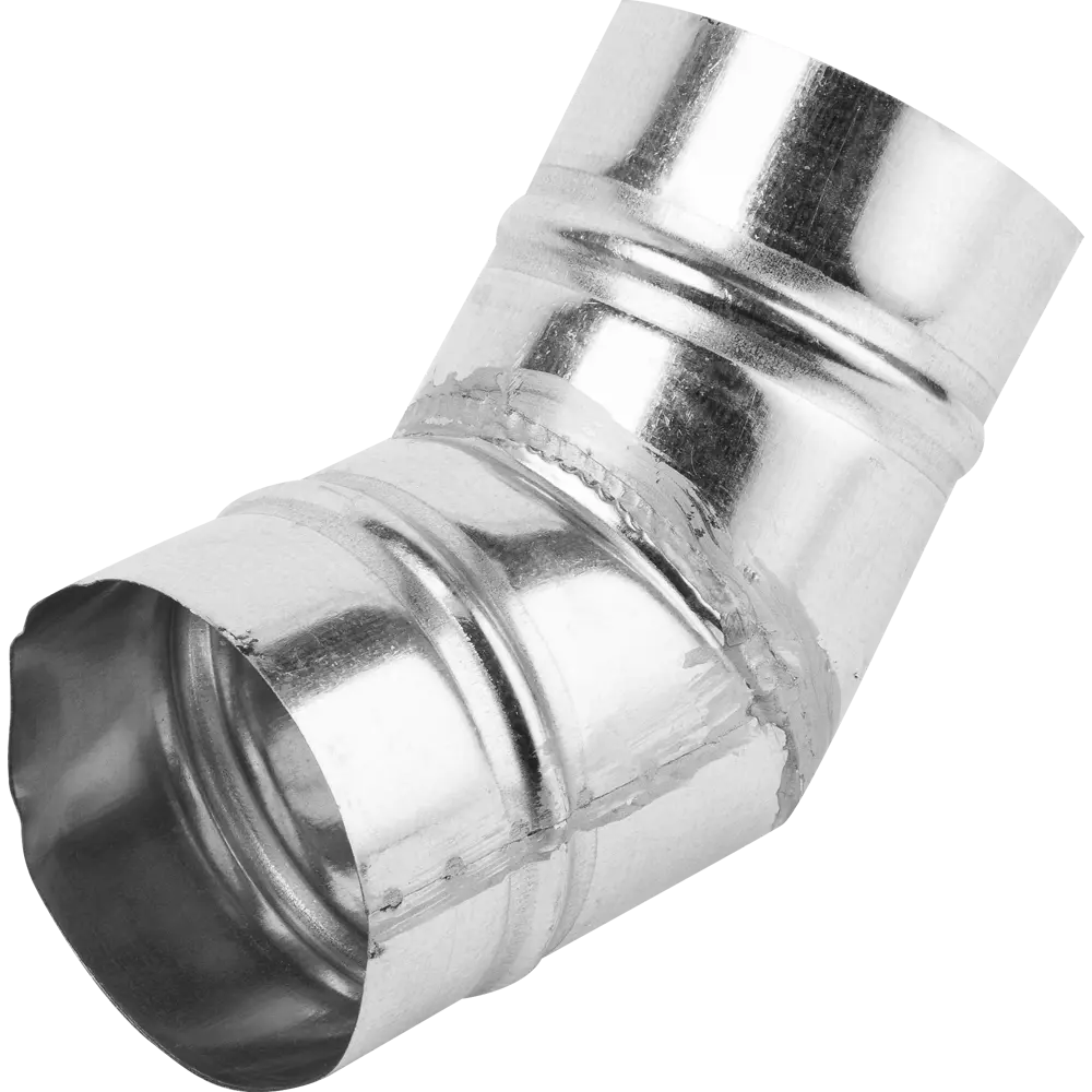 ORE Отвод для круглых воздуховодов 45° металлический D100 мм 82509437