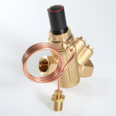 VT.043.G.0601 Автоматический регулятор перепада давления регулируемый Valtec 1”, 5-50 кПа, 15-1500 л/ч, с имп. трубкой 1 м  - Вид №3