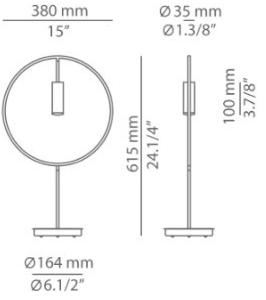 Estiluz Настольная лампа с диммером Revolta M-3637 - Вид №8