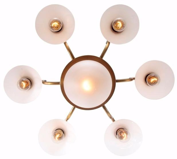 Patinas Lighting Люстра из латуни ручной работы Basel sun-id-1516209 - Вид №2