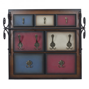 15003 Вешалка настенная Пандора 2 Орех Mix BOGACHO