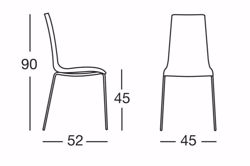 SCAB DESIGN Эргономичное штабелируемое кресло из полипропилена Mannequin sun-id-1499529 - Вид №2