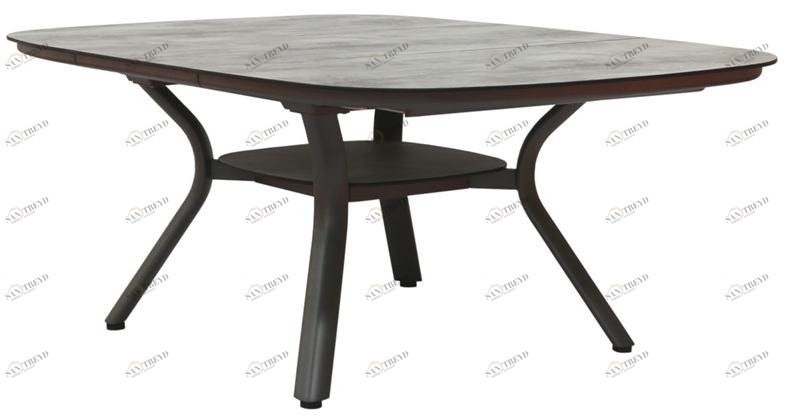 Les jardins Раздвижной квадратный садовый стол из алюминия Sagamore Ta09002 / ta09003