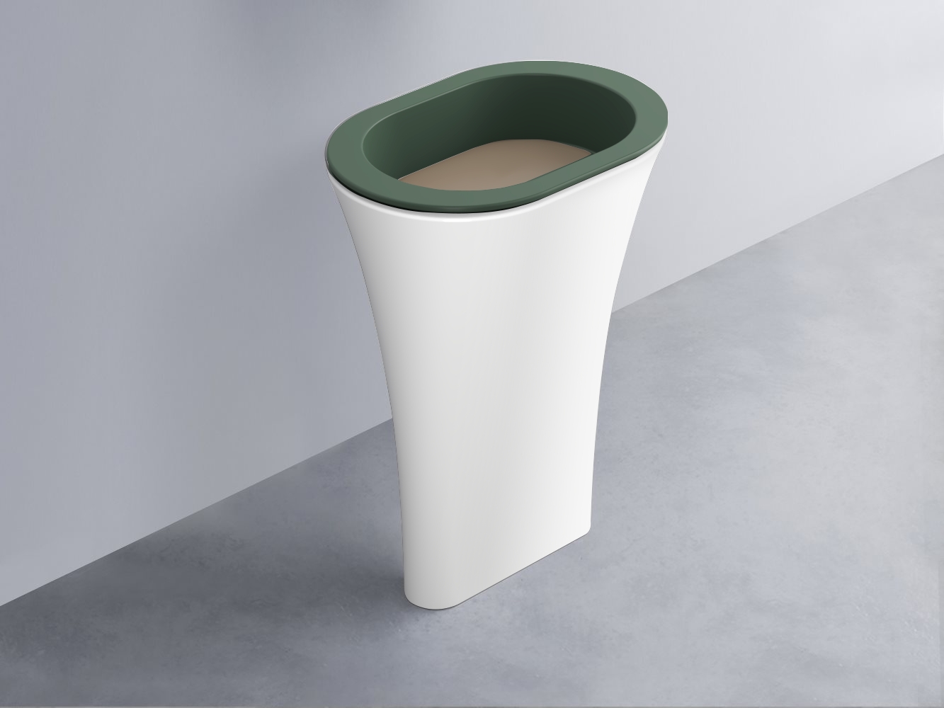 AMLA65-MU+AMPILO-AN+AMCOLO-BL Раковина Amedeo Ovale отдельностоящая cielo Enjoy + Amedeo Ceramica Cielo