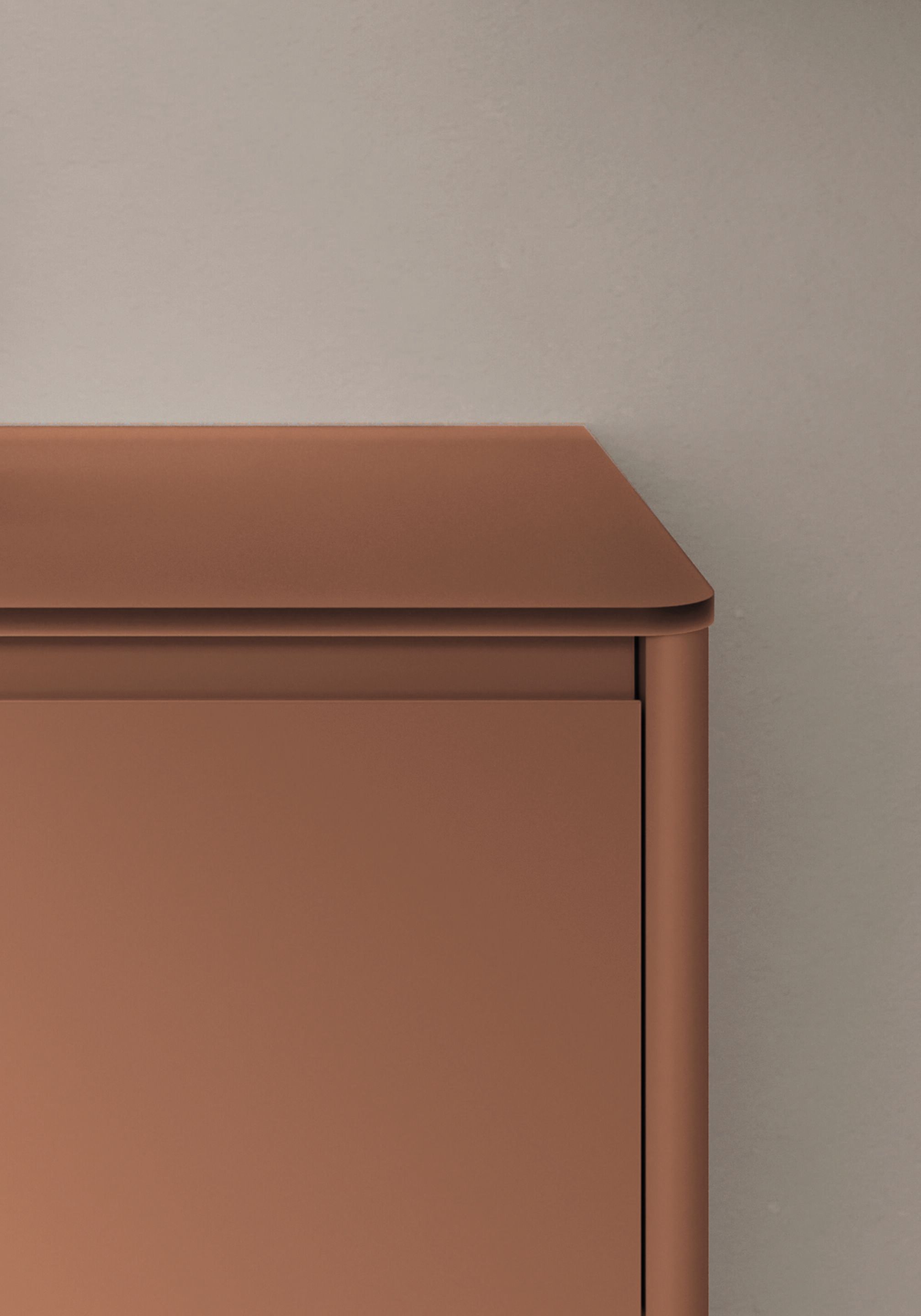 Подвесной туалетный столик с зеркалом Ideagroup Seventy Form ARCH-00015348 - Вид №1