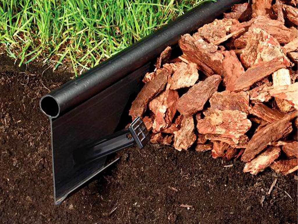 Садовый бордюр "Канта PRO", оливковый ГеоПластБорд GPBST-39 - Вид №3