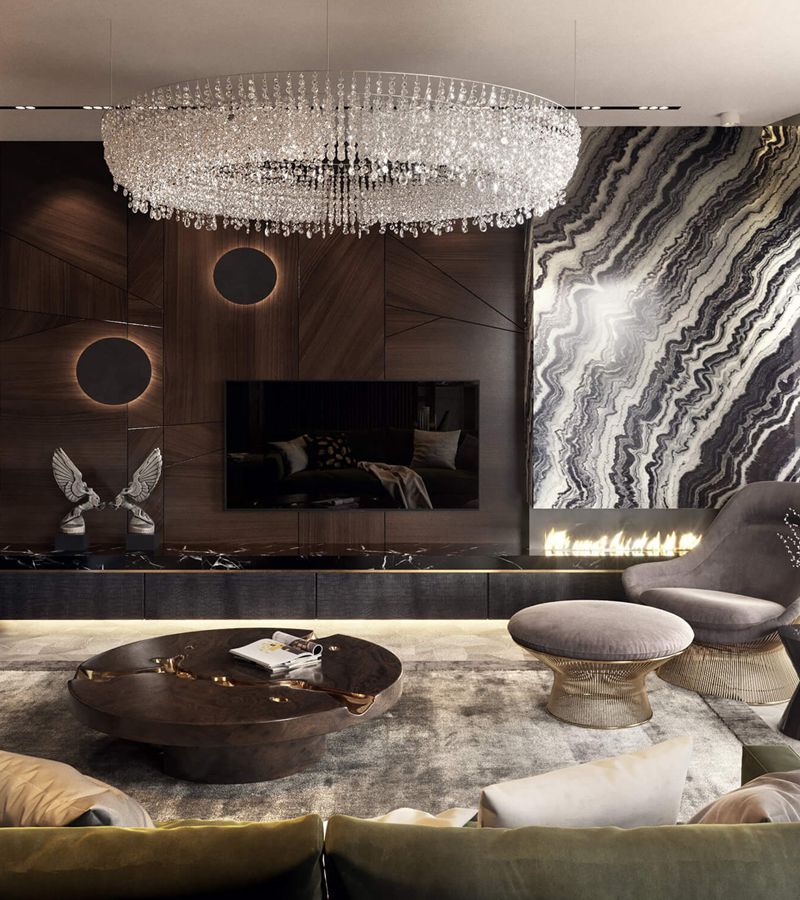 0-030 Центральный стол из орехового дерева Empire Boca Do Lobo  - Вид №12