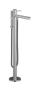 Напольный смесиель для ванны с встроенным душем. WE ARE IB ku399cc Chrome Kusasi