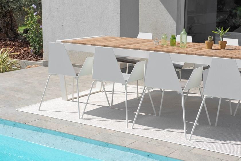 Lgtek Садовый стул из алюминия с подлокотниками Tulipa sun-id-1371156 - Вид №4