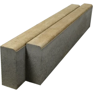 Бордюр тротуарный BRAER 1000x80x200 мм цвет миндаль