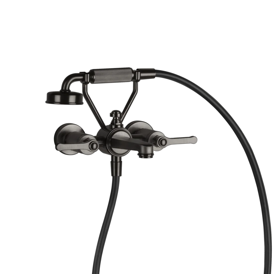 Смеситель для ванны 65113 707 Gessi Venti20 ЧЕРНЫЙ МЕТАЛЛ BR. PVD 65113707