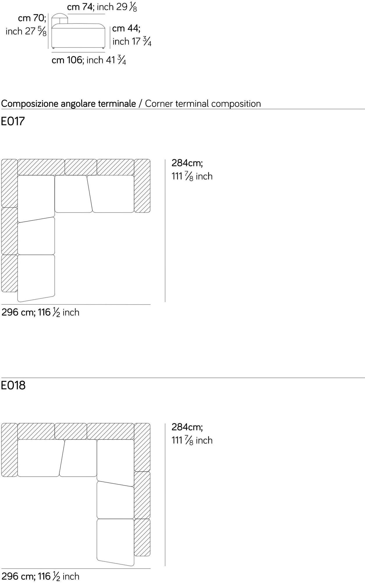 AMURA 3-х местный модульный диван Lapis Am001.060 - Вид №12