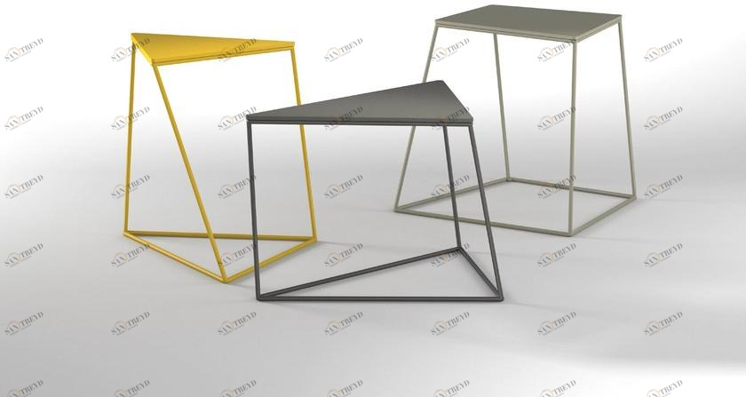 Presotto Журнальный столик из лакированного металла Kona sun-id-1470514