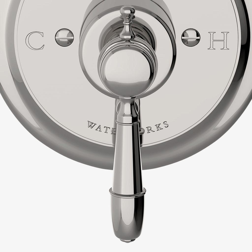 JUPB41 Балансир давления Julia с отводной накладкой и металлической ручкой Waterworks - Вид №1