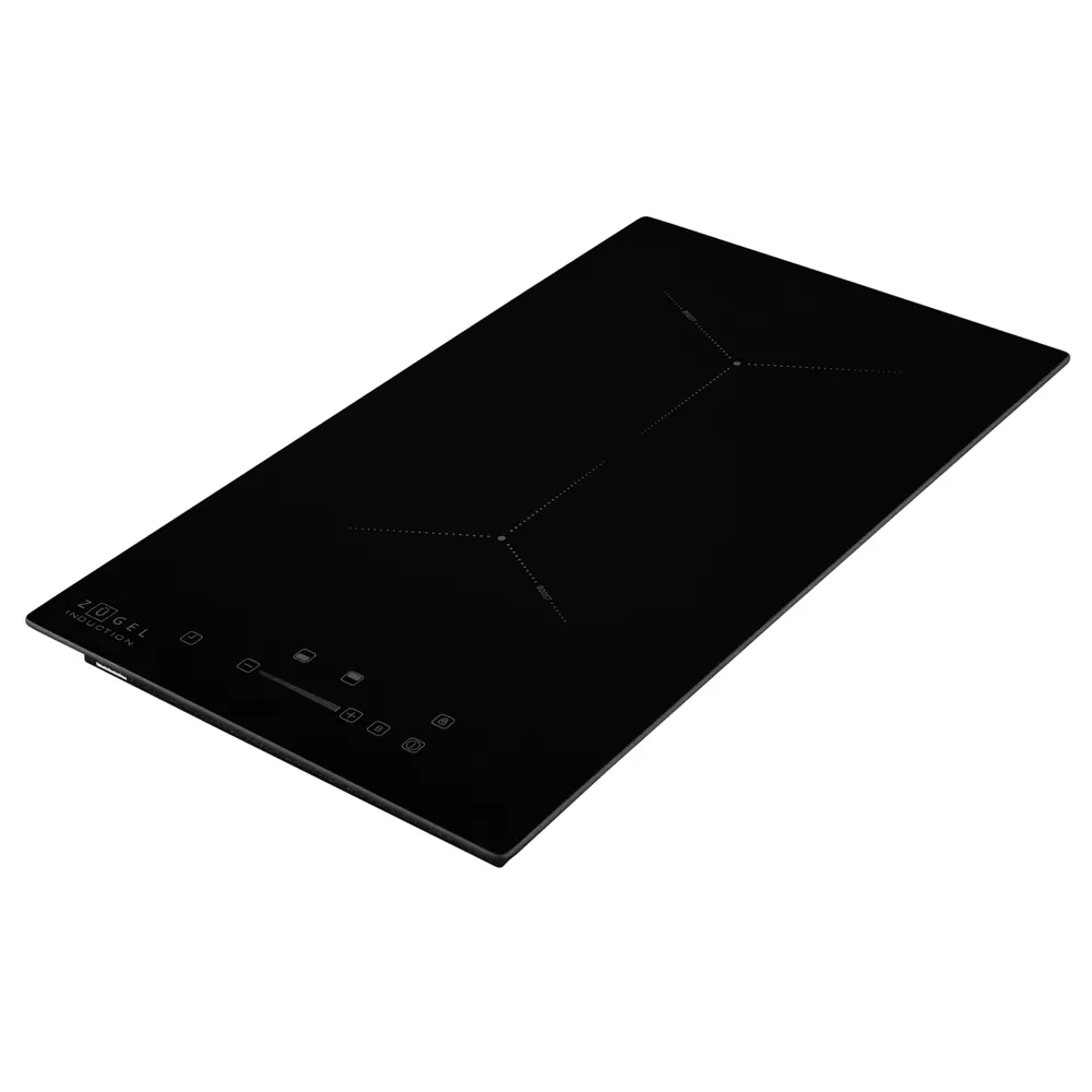 Индукционная варочная панель Zugel ZIH295B 29x5.8x52 см 2 конфорки цвет черный STLM-2066292 - Вид №1