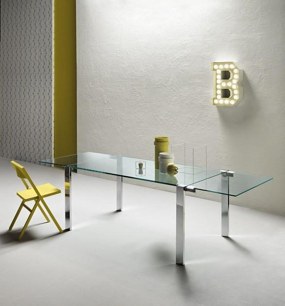 Tonelli Design Раздвижной стеклянный стол sun-id-1373537 - Вид №8