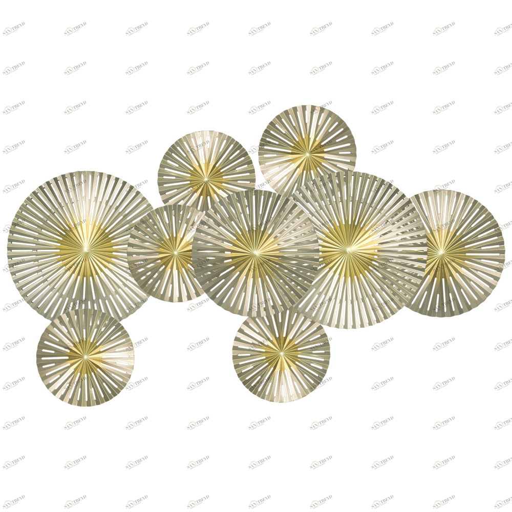 Панно на стену из дерева Golden touch 160*90см. EVENHOME ДИЗАЙНЕРСКИЕ 129703 Золотой 