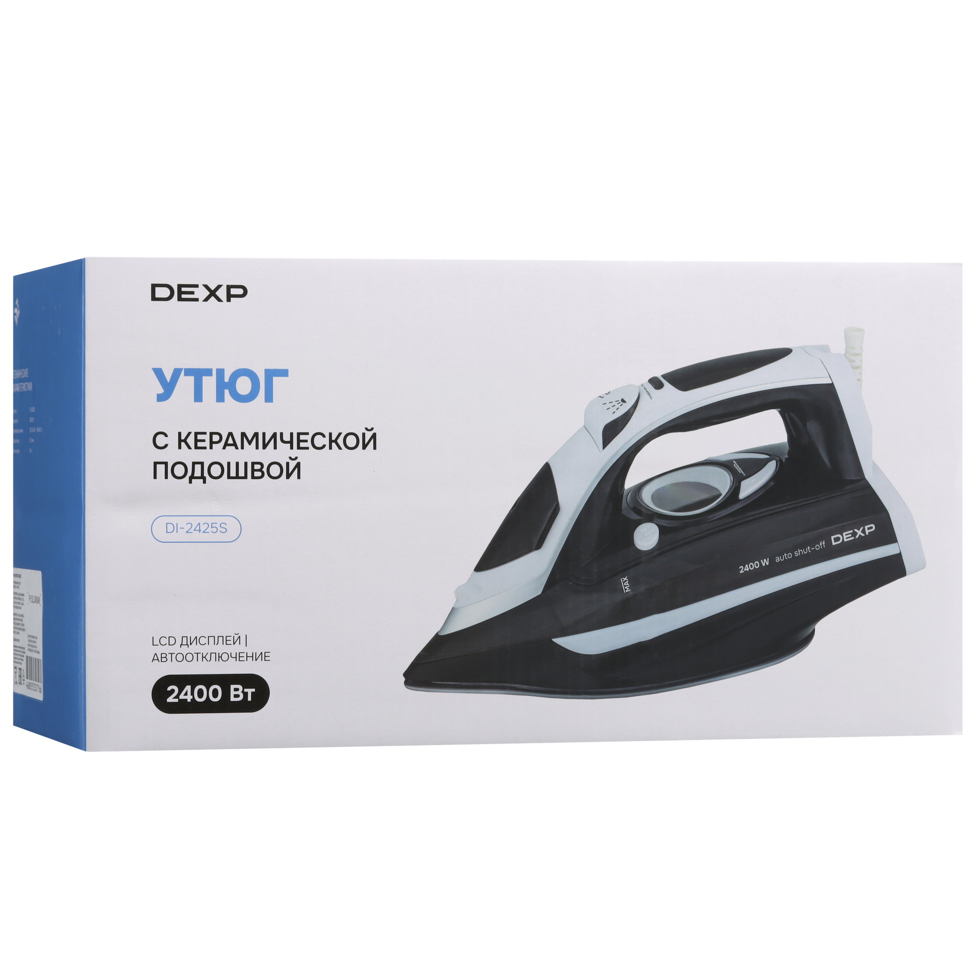 9175085 Утюг DEXP DI-2425S белый STDN-0058581 - Вид №10