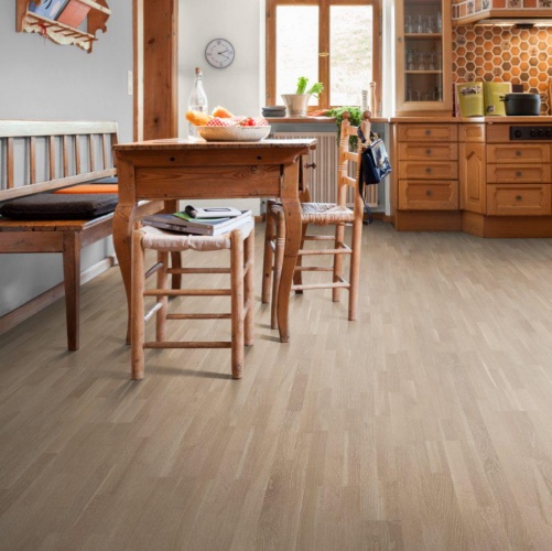 Паркетная доска Haro 4000 Series Top connect Дымчато-Белый Выбеленный Дуб Натур (Гладкая) 2200х180 мм 528859 - Вид №3