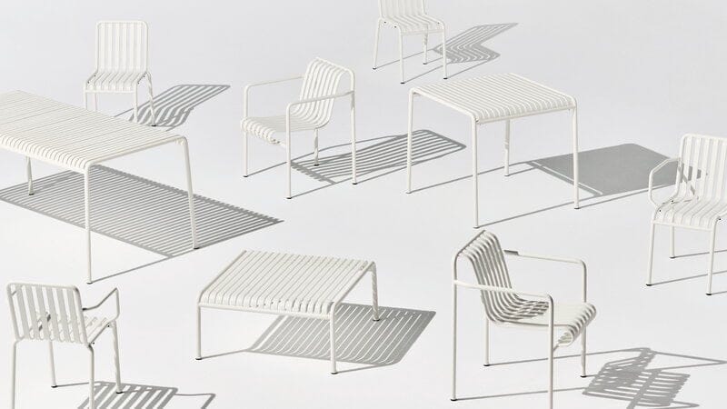 Низкий садовый стол из стали с порошковым покрытием In Stock Hay ARCH-00099014 - Вид №1