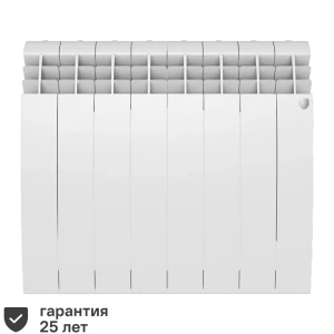 Радиатор секционный Royal Thermo Biliner 500/87 8 секций боковое подключение биметалл белый