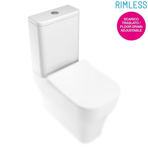 SYN71PF113 Olympia Synthesis Eco, бачок для моноблока, включая механизм смыва, цвет черный глянцевый Santreyd